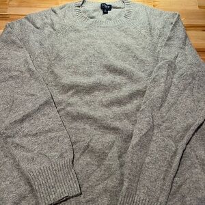 J Crew mens crewneck grey sweater.  Size : M